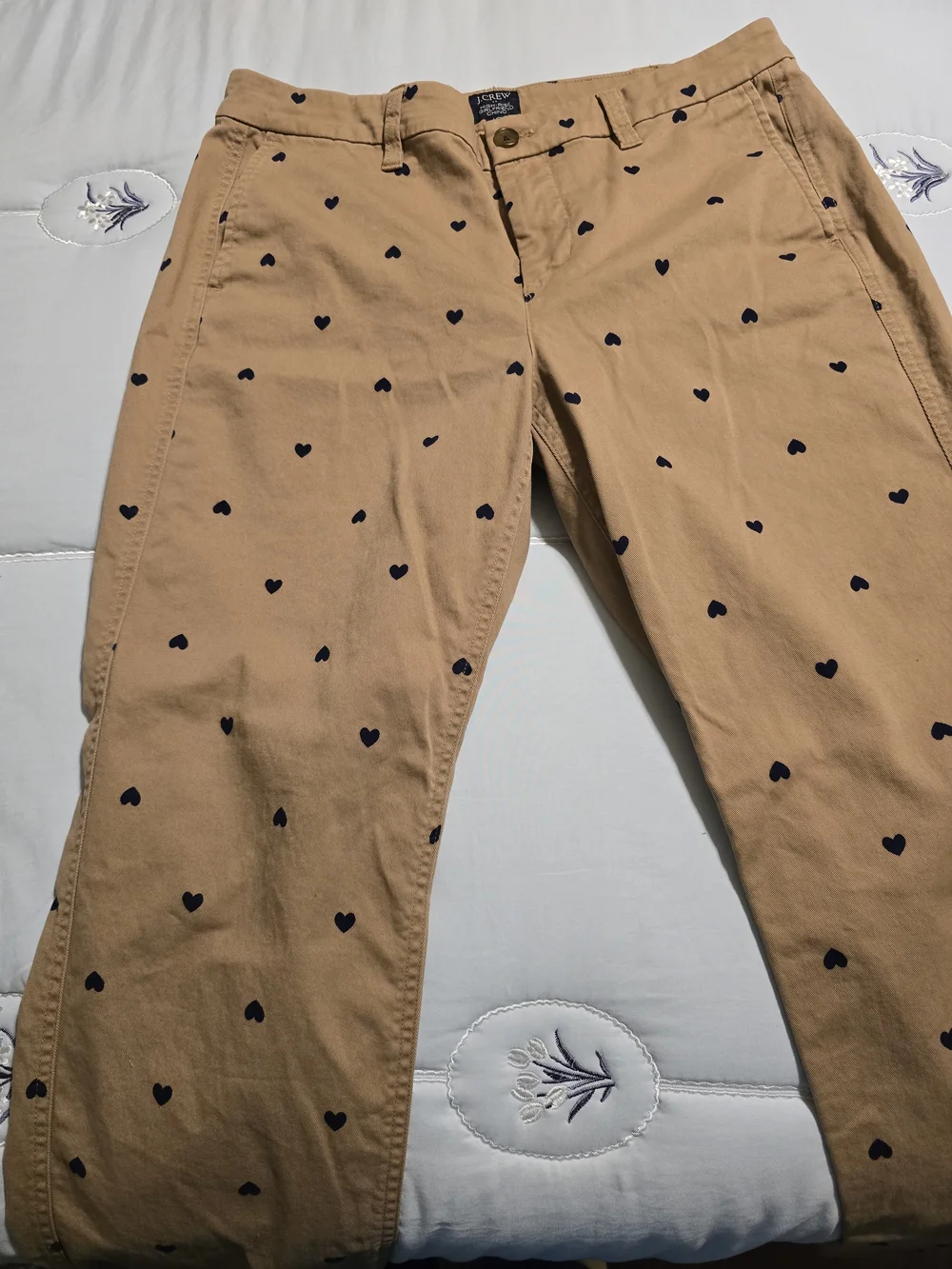 J Crew High Rise Girlfriend Chino